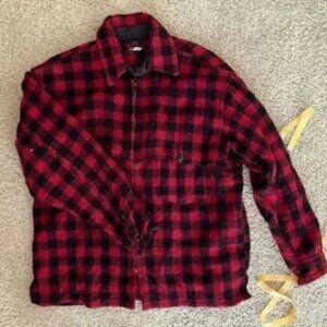 Vintage Johnson cruiser plaid wool jacket